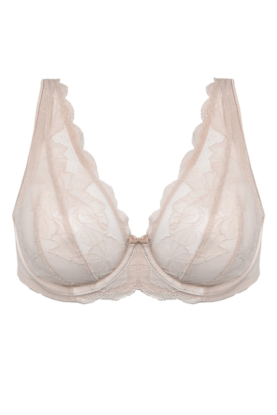 Mediolano Amelia Bralette 19253 Beige – мека дантелена бралетка MS6