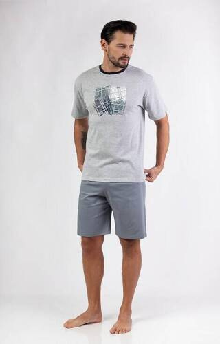 474 Мъжка пижама Regina - сива