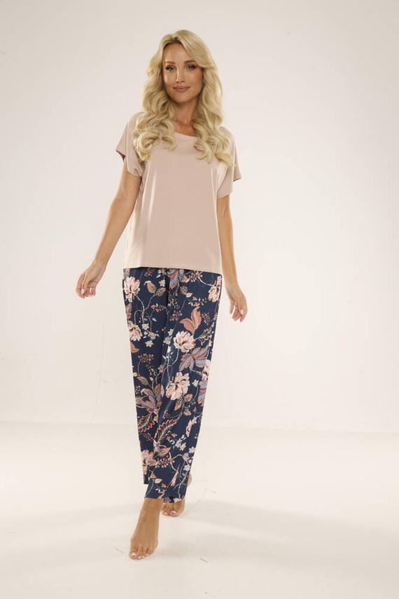 722 Lurdes Дамска пижама De Lafense - тъмносиня