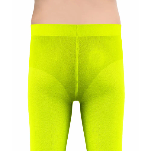 Claudia Момичен непрозрачен чорапогащник 40 den Sesto Senso - неоново жълт