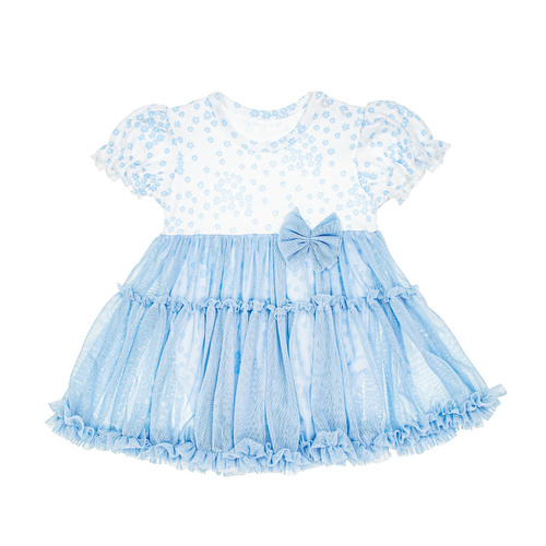 213159 Боди рокля "Нели" Никол - синьо