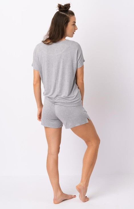 LNS 544 Дамска пижама Key - сива