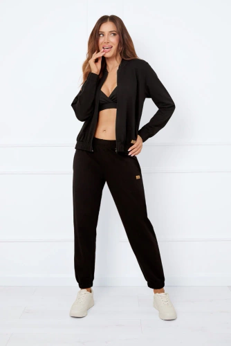 Caro Дамско бомбър яке Италианска мода - черно