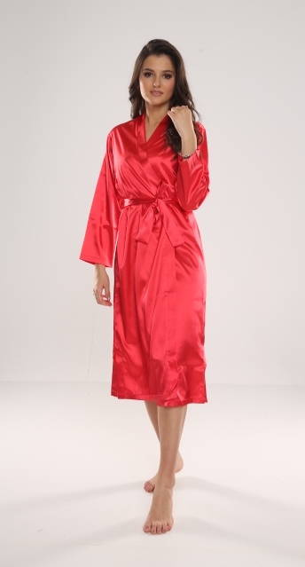 798 Дамски халат Classic Forex - червен