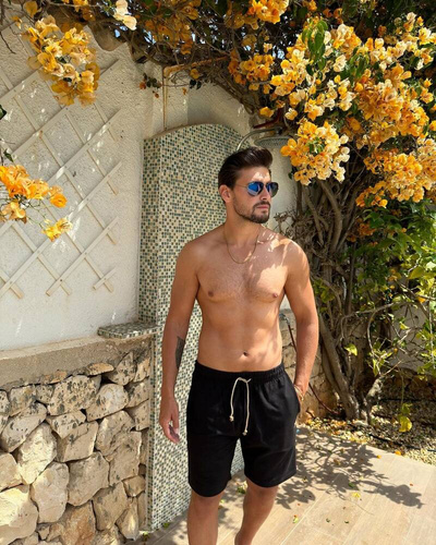 Мъжки къси панталони Leader Италианска мода-черен 