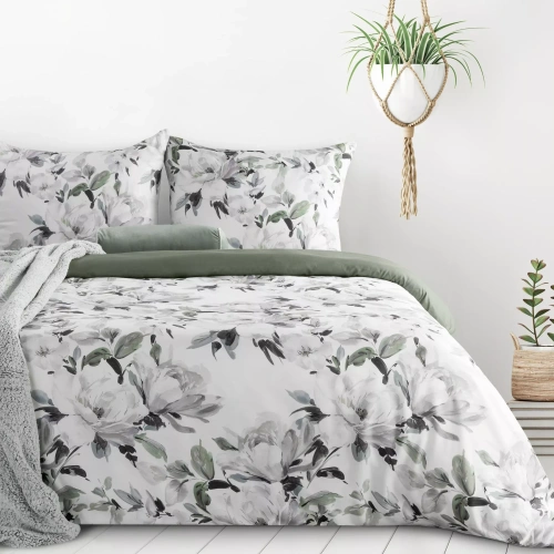 Спално бельо Loti Design 91 с цветя двулицево меко с цип