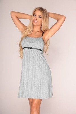 918 Dots Forex нощница без презрамки - сива II