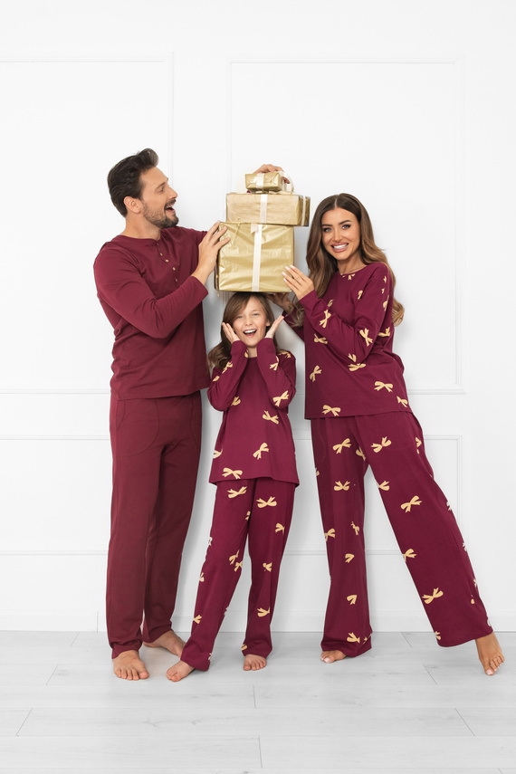 Kwadro Дамска пижама Италианска мода - памук, дълъг ръкав и панталон