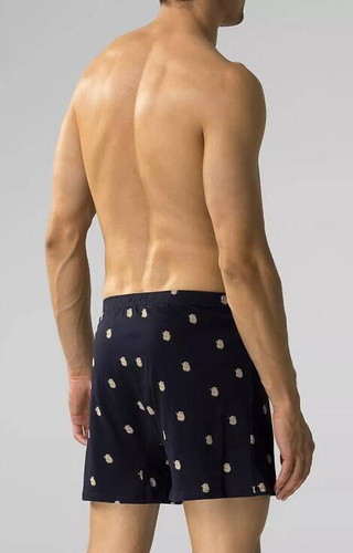 2MBH-003 Мъжки боксерки Atlantic - тъмносини и смарагд