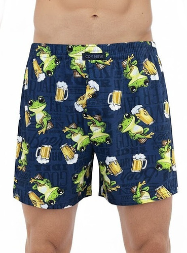 001/183 Frog Мъжки боксерки Cornette Classic – 100% памук, свободен крой, шлиц с копче, комфорт за всеки ден