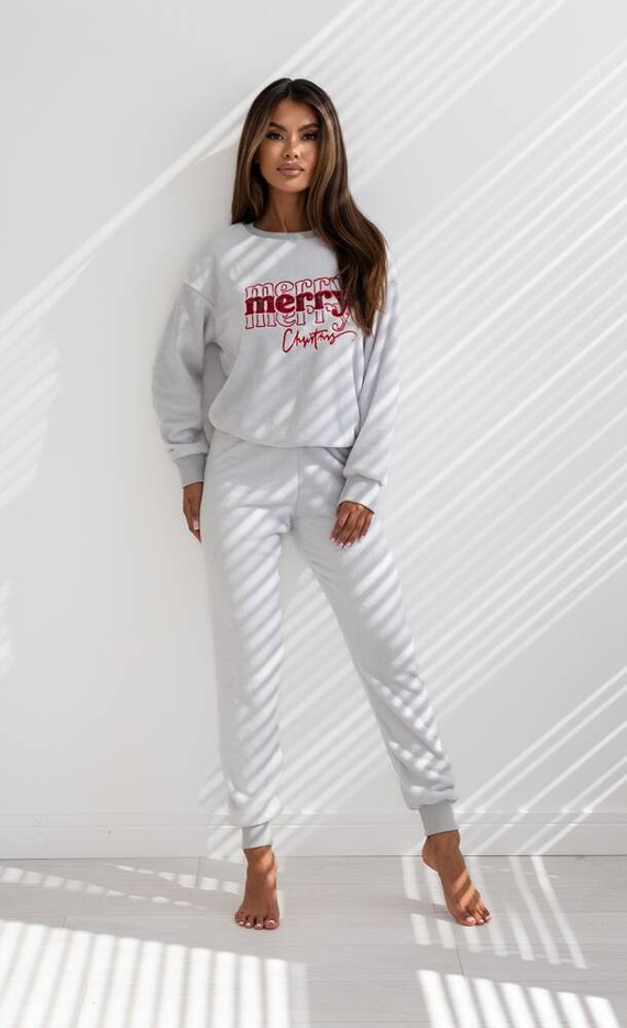 Дамска пижама Graciana Soft Sensis - сива