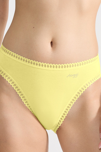 Дамски бикини GO Crush с високи крака C3P 3 бр. Sloggi - оранжеви