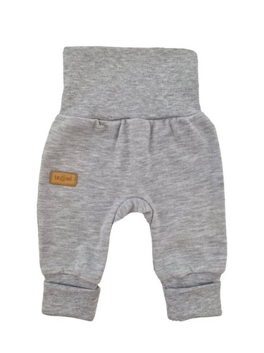 Памучни къси панталони "Lines" Terjan - сиви