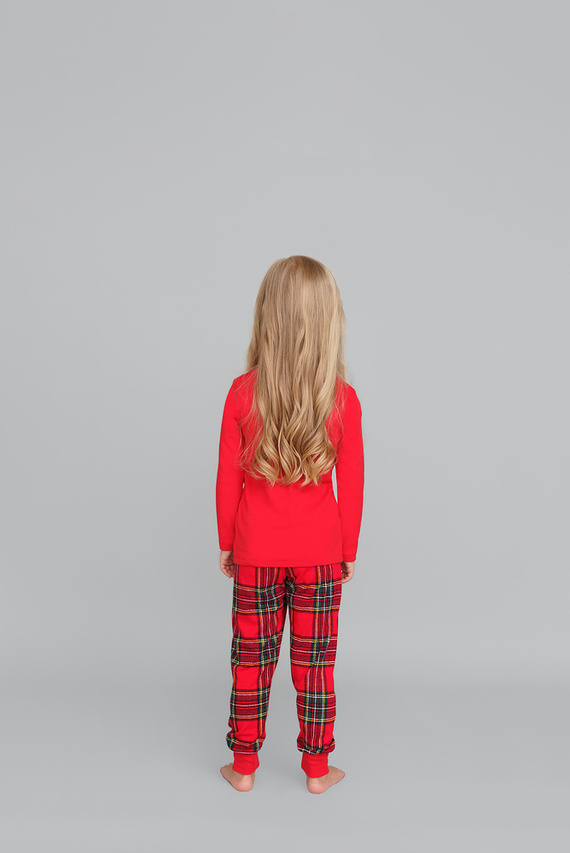 Дядо Коледа пижама момичета Италианска мода - зелено 