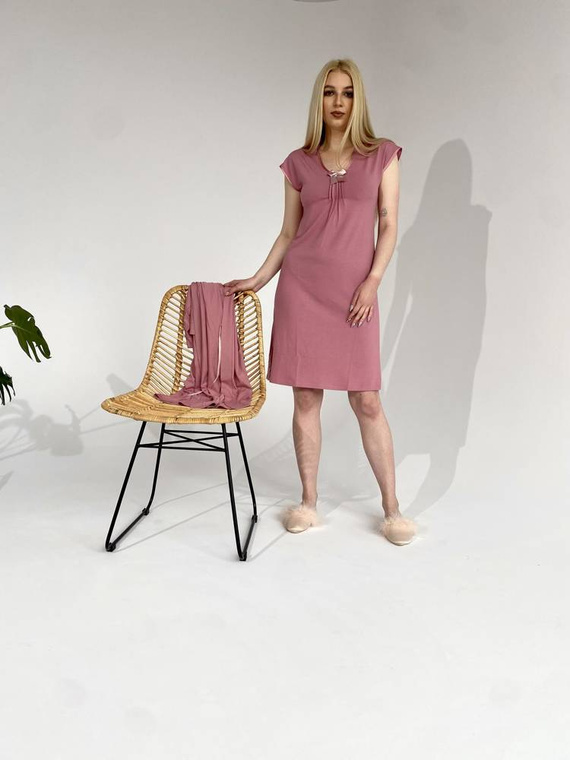 870 Visa нощница De Lafense - розова