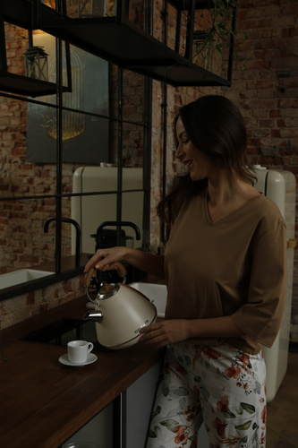 86666 Marcella Пижама блуза Чайка бежово