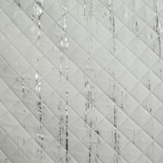 Blink 1 декоративно покривало Design91 бяло/сребристо