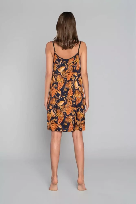 Дамска риза Monstera, тънък силует Italia Fashion - принт 