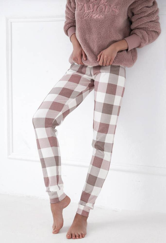 Kaycee Дамска пижама Sensis Interlock - прахово розово