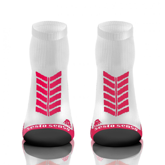 Спортни чорапи Спортни чорапи Sesto Senso бяло-розово