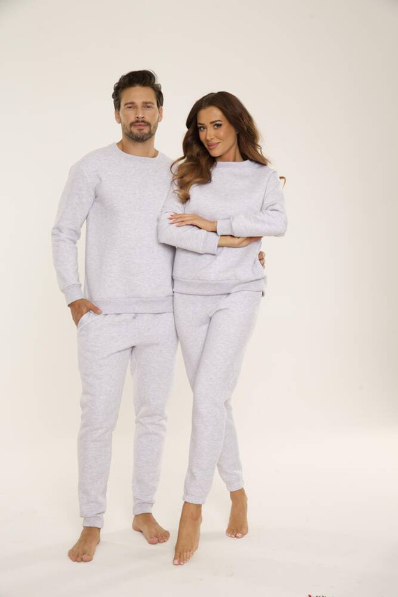 813 Indigo Мъжки спортен костюм от De Lafense - светъл меланж