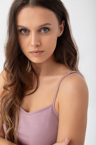 315 Дамска пижама Luna - кафява