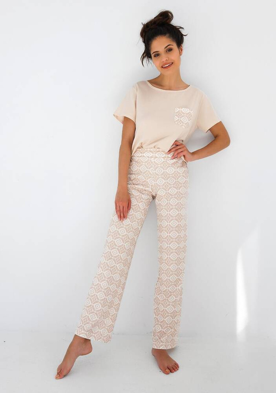 Дамска пижама Genesis Sensis - светло бежова