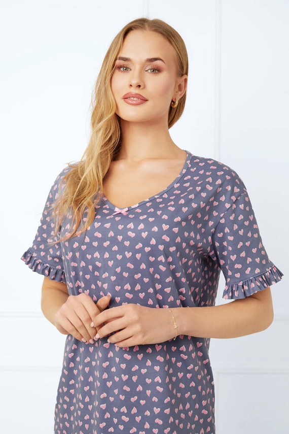 Lotte дамска риза с къс ръкав Италианска мода - принт