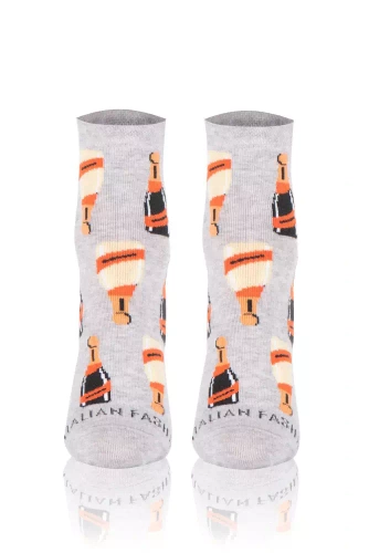 S153Z Чорапи Prosecco Чорапи италианска мода - светъл меланж