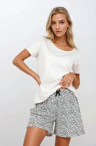 Бежова дамска пижама Impressive You Momenti Per Me