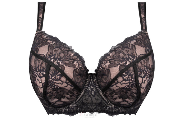Unikat Kiana сутиен Full Cup с подплънка черен