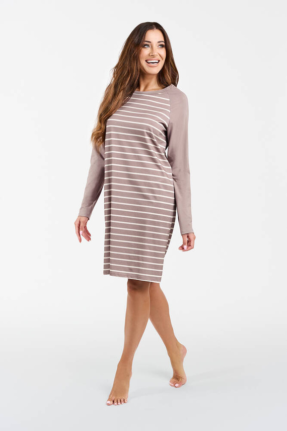 Нощница Oda Италианска мода - принт капучино