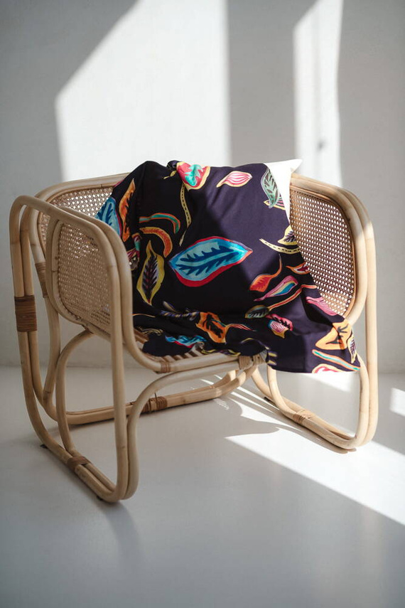 Бамбуков повивал Tropical Navy Milk&Love