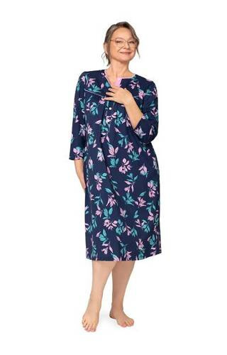 204 Нощница с цип Bogna II Martel - тъмносиньо-розово 27