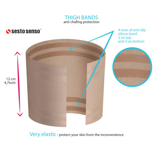 Самоносещи мъжки ленти Sesto Senso бежови