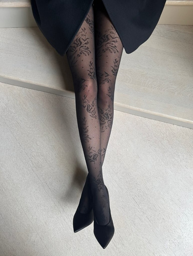 Lorenza Дамски чорапогащник Vaneziana nero