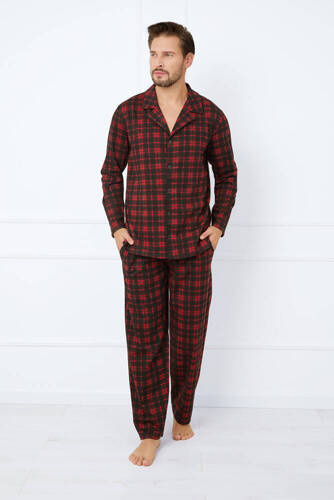 Nicolas Мъжка пижама с дълъг ръкав, дълъг панталон Италианска мода - принт