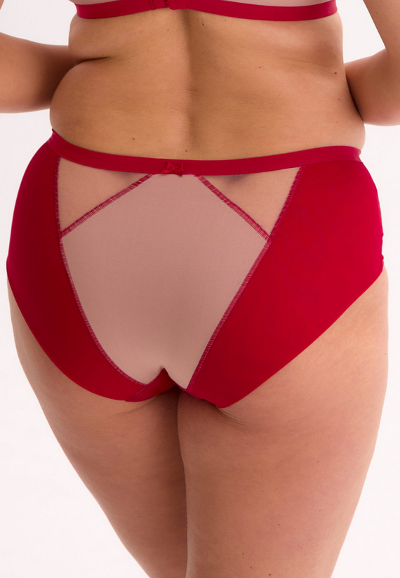 GFP 1273 Aina Gaia червени – класически бикини от микрофибър и дантела