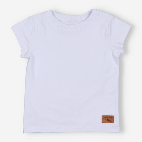 KAR-2007/BIA Тениска Lagarto Verde за момче, бяла