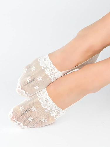 SN051 Дамски балеринки Noviti - бели