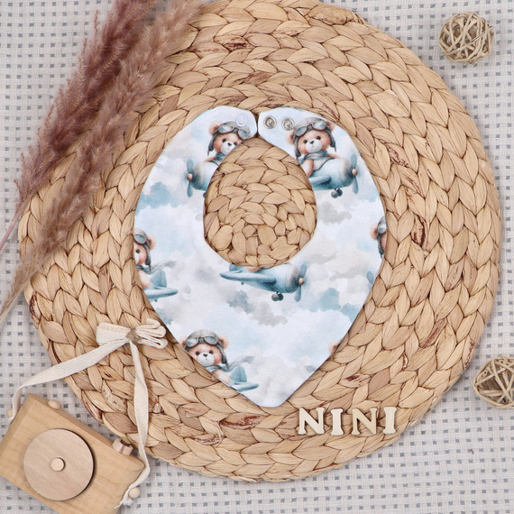 NINI ABK-0058/PIL бебешки комплект 4 части Baby Bear Pilot