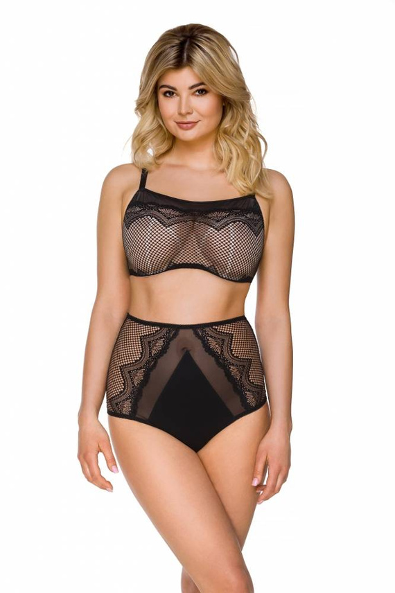 2221 Дамски слипове с висок ръст Lupoline - черни 