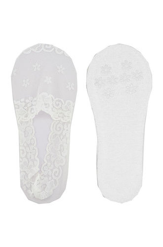 SN051 Дамски балеринки Noviti - бели