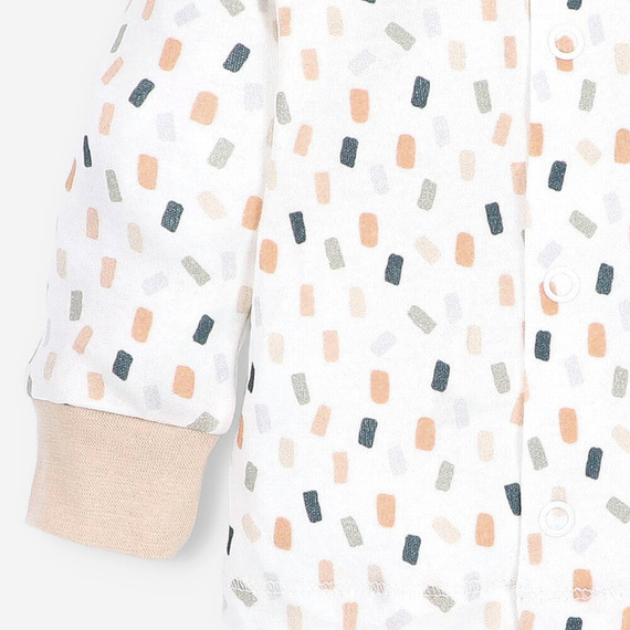 ABN-5328/KRE Бебешки кафтан Nini крем от органичен памук