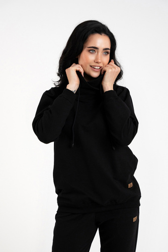 Дамска блуза Malmo Италианска мода - черна