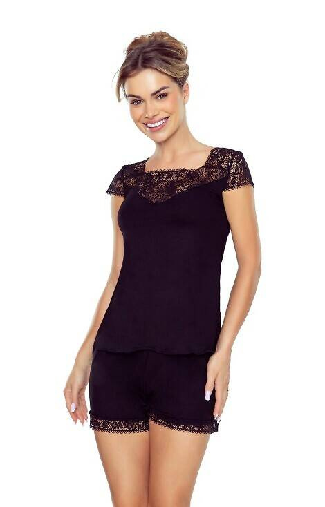 Дамска пижама Gerda First Lady Eldar - черна