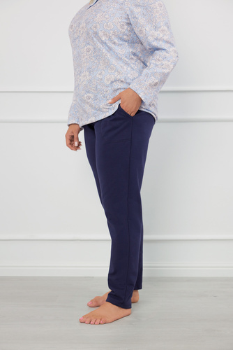 Jowita Дамска пижама с дълъг ръкав и дълъг панталон Италианска мода
