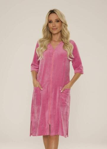 431 Дамски халат от велур Forex - heather