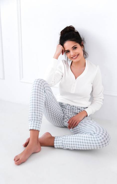 Дамска пижама Desire Sensis - екрю