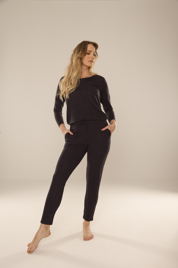 305 Paula Дамски пижамен костюм - тъмносин